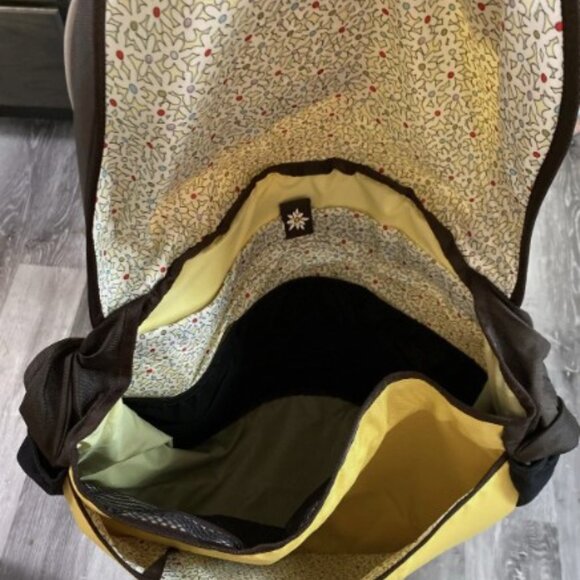 Sherpani Gym/Yoga/Travel/Daily Bag, Women's, Yellow Bag, Large Crossbody Purse - Picture 3 of 5